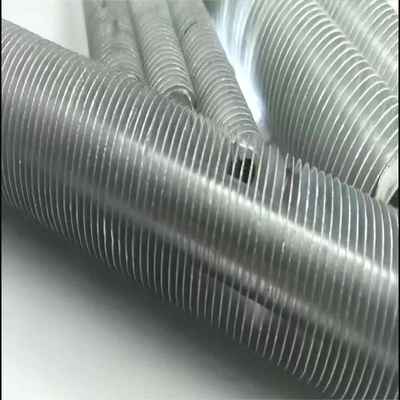Alüminyum Kanatlı Iso Eşanjör Ekstrüde Çelik Kanatlı Boru 0 ~ 15mm