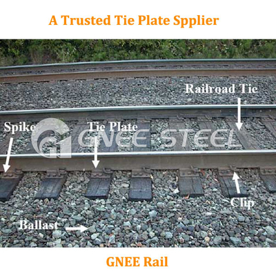 Demiryolları için dökme demir parçaları bağlama levhası demiryolları için çelik taban levhası Demiryolu Bağlama Sistemi