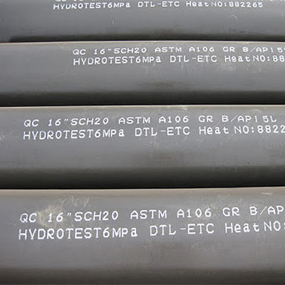 Galvanizli Astm A106 Karbon Dikişsiz Çelik Boru 4mm