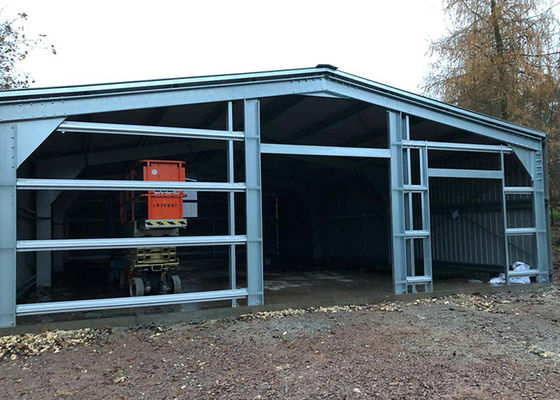 Golf Kulübü için Q235B Buggy Storage Prefabrik Çelik Yapı Binası
