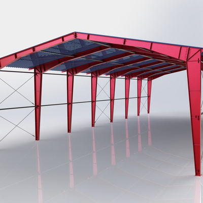 Çekici Tasarım Otomobil 4s Dükkanı Prefabrik Çelik Yapı Binası